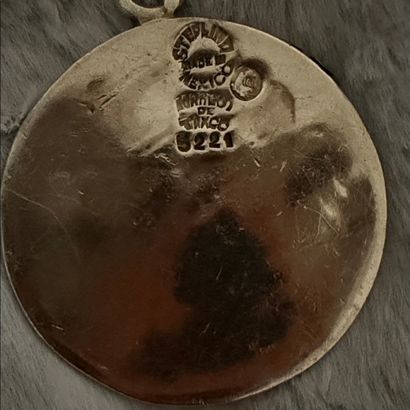 Margot de Taxco Sterling Pendant with Aries Symbol - Picture 3 of 4